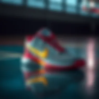 Stylish design of Nike kids basketball footwear