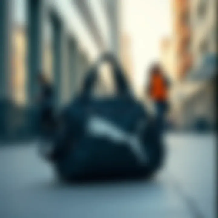 Functional Puma bag in urban setting