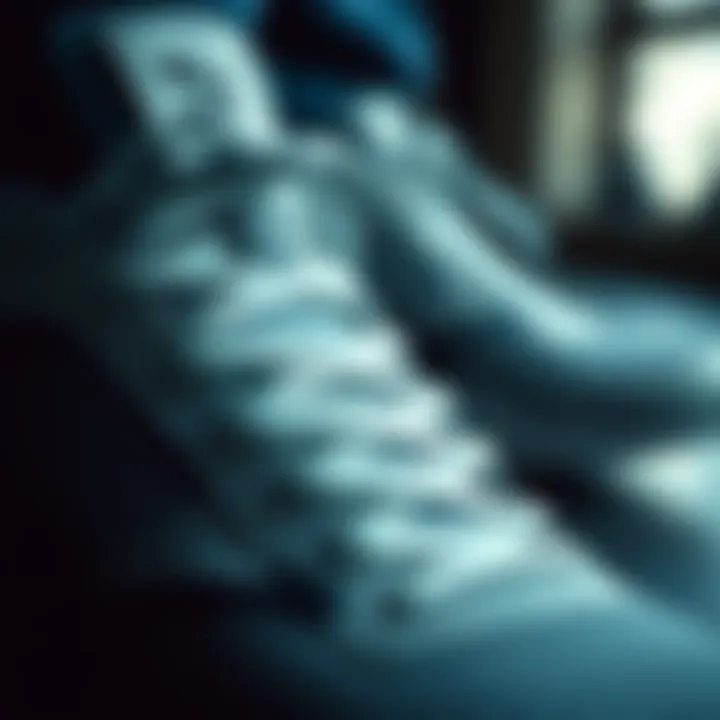 A close-up of Puma shoe materials and craftsmanship