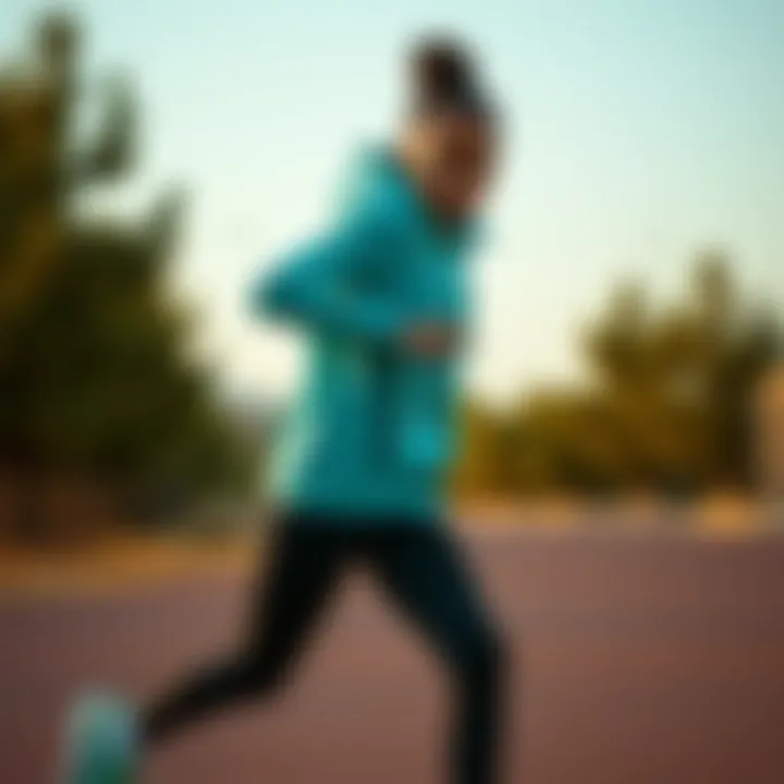 Puma Jada Renew showcased in an outdoor athletic environment