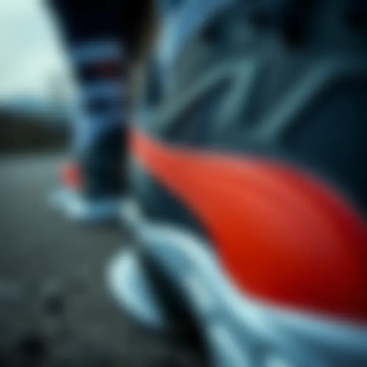 Close-up of the cushioning technology in Puma RS-X Kadın.