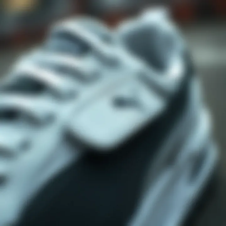 Close-up of Puma Smash V2 Buck Jr. detailing and materials