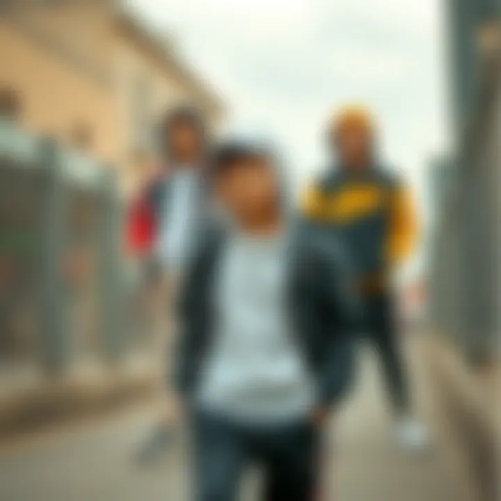 Puma Smash V2 Buck Jr. showcasing versatility in various outfits