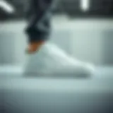 Elegant Puma white sports shoe design showcasing modern aesthetics