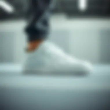 Elegant Puma white sports shoe design showcasing modern aesthetics