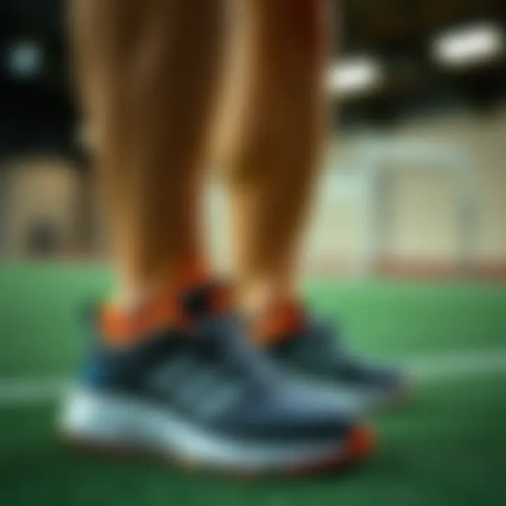 An athlete selecting the perfect pair of sport shoes for optimal performance