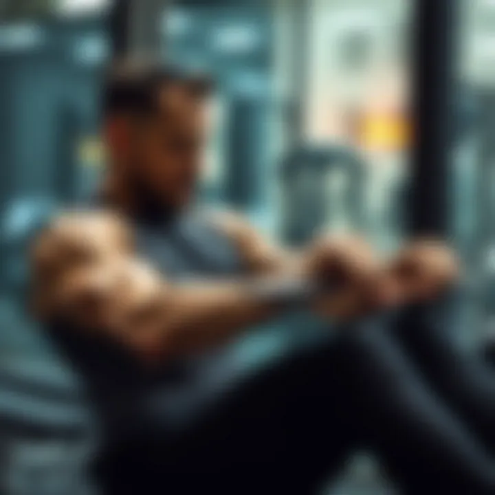 Cable row exercise execution