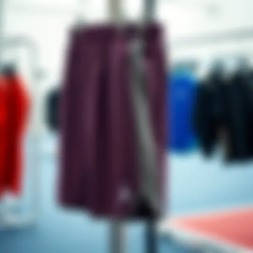 Stylish Athletic Shorts Stylish athletic shorts on display