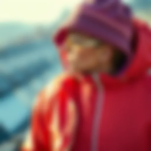 Illustration of thermal layers in sports clothing