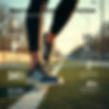 An infographic showcasing the benefits of wearing appropriate sports footwear