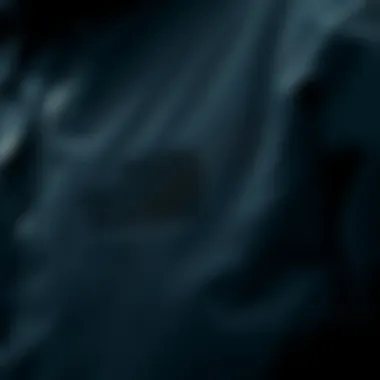 Close-up of North Face jacket detailing