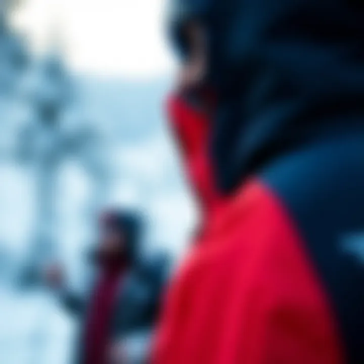 Elegant design details of The North Face Kazak collection