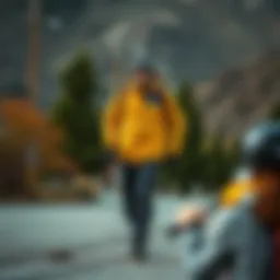 Stylish The North Face Kazak showcasing modern outdoor aesthetics