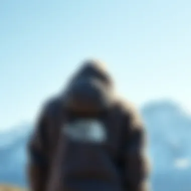 Illustration of proper care instructions for The North Face plush jacket