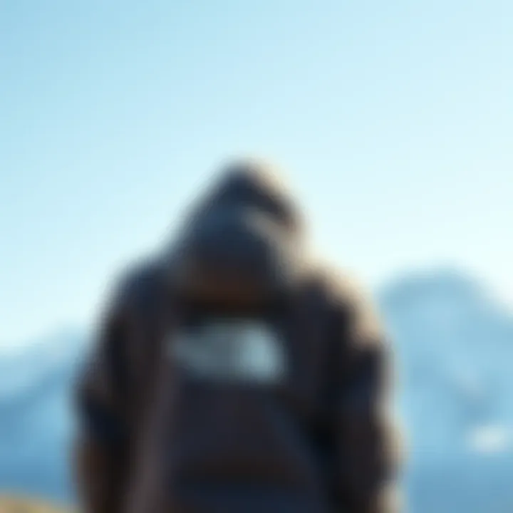 Illustration of proper care instructions for The North Face plush jacket