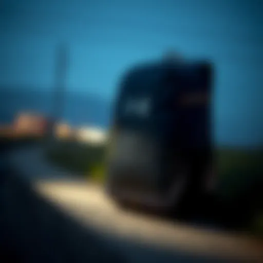 Stylish Under Armour backpack showcasing modern design.