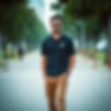 Casual outfit featuring USPA polo vest