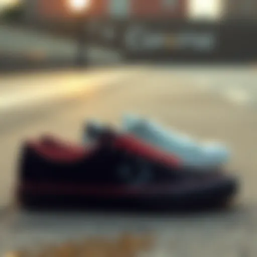 Historical evolution of Vans and Converse shoes