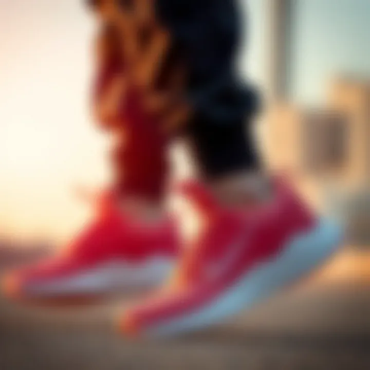 Variety of brands offering modern athletic shoes