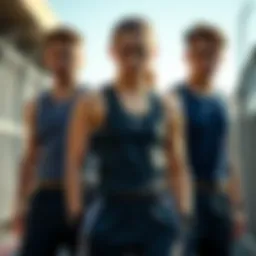 Diverse body types and their respective sports attire